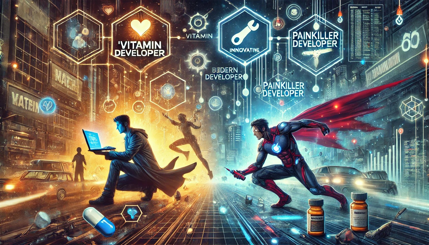 Vitamin Developer vs Painkiller Developer